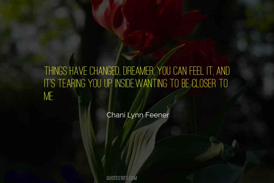 Chani Lynn Feener Quotes #48209