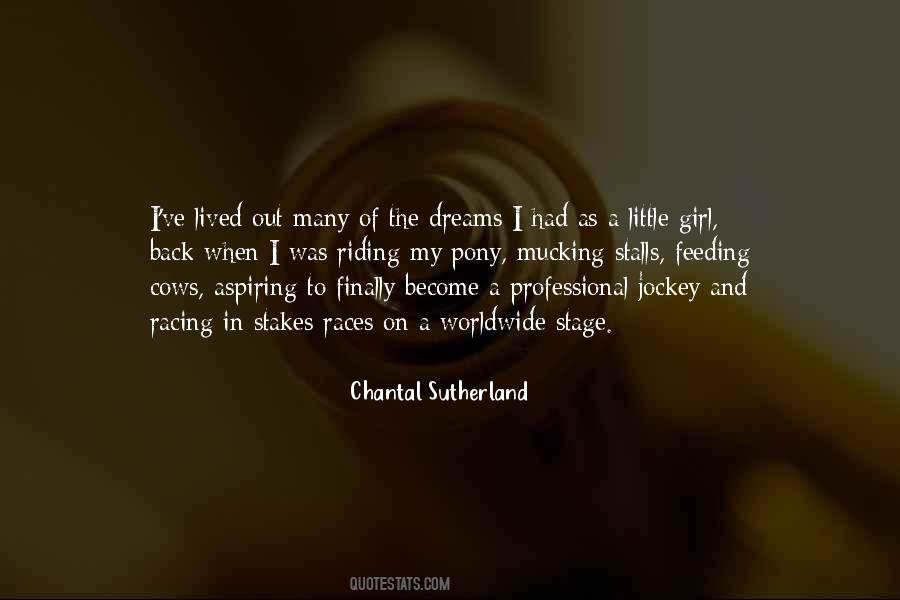 Chantal Sutherland Quotes #907383