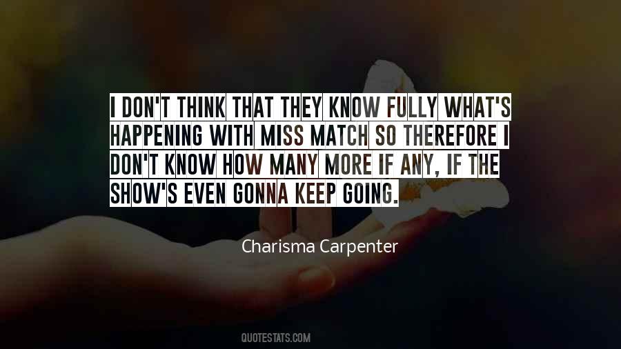 Charisma Carpenter Quotes #1741469