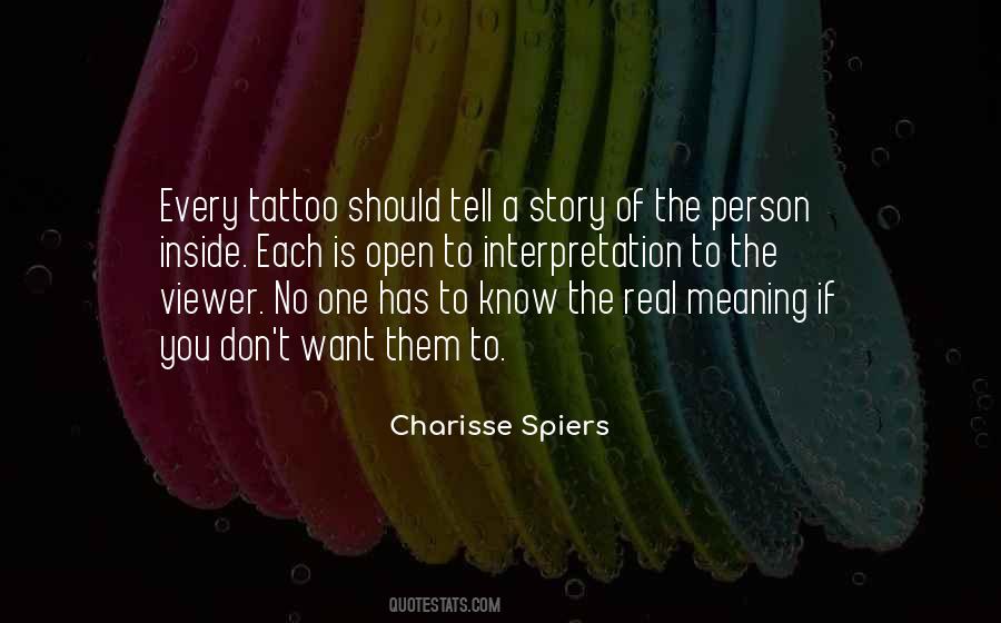 Charisse Spiers Quotes #1674803