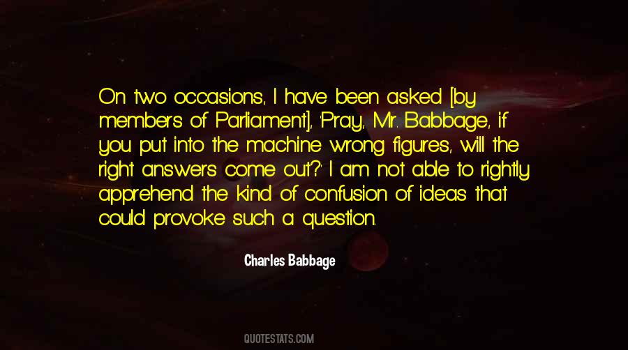 Charles Babbage Quotes #538776