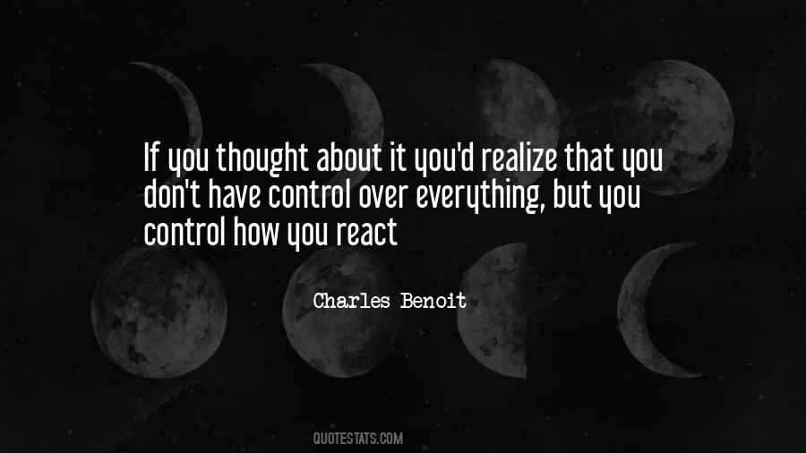 Charles Benoit Quotes #201384