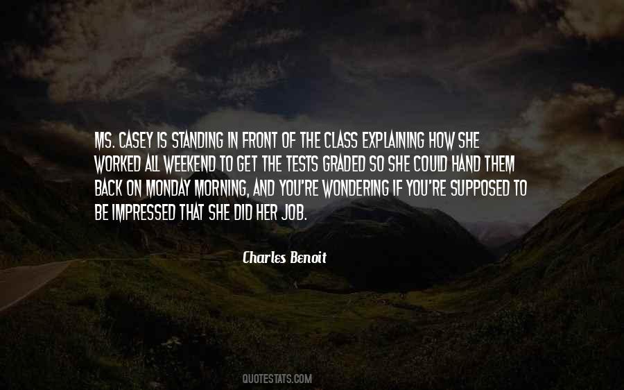 Charles Benoit Quotes #630342