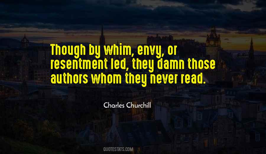 Charles Churchill Quotes #1039344