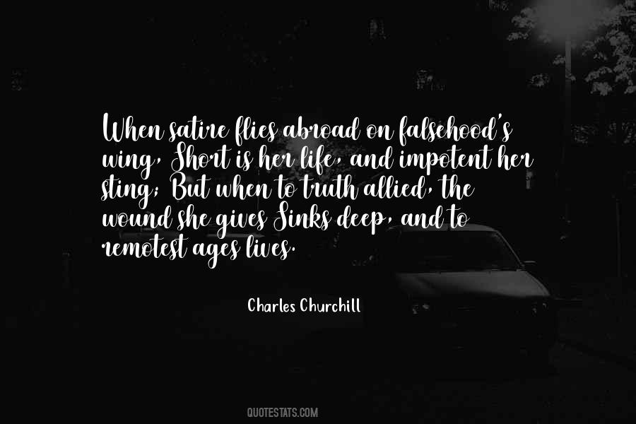 Charles Churchill Quotes #1526773