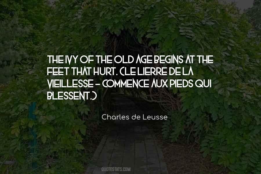 Charles De Leusse Quotes #191613