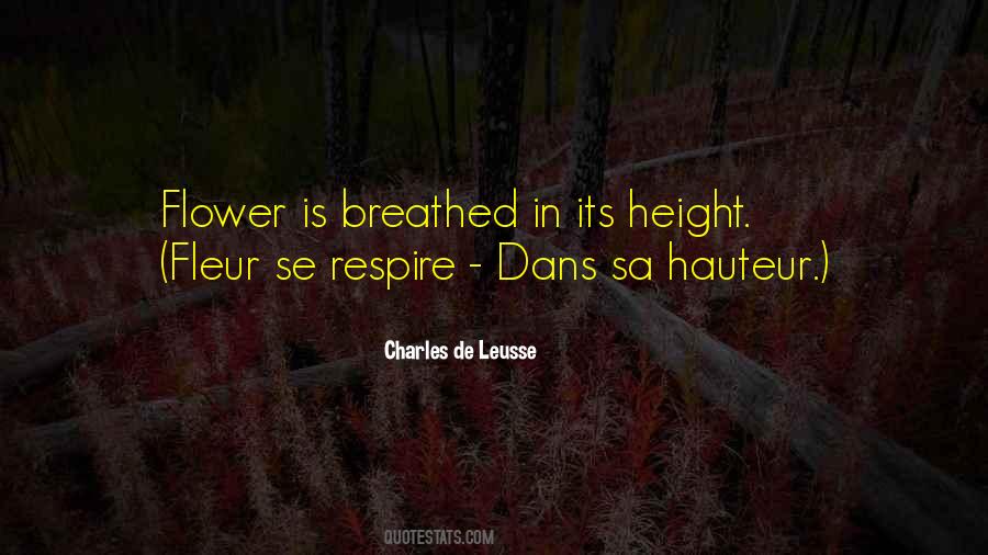 Charles De Leusse Quotes #211940