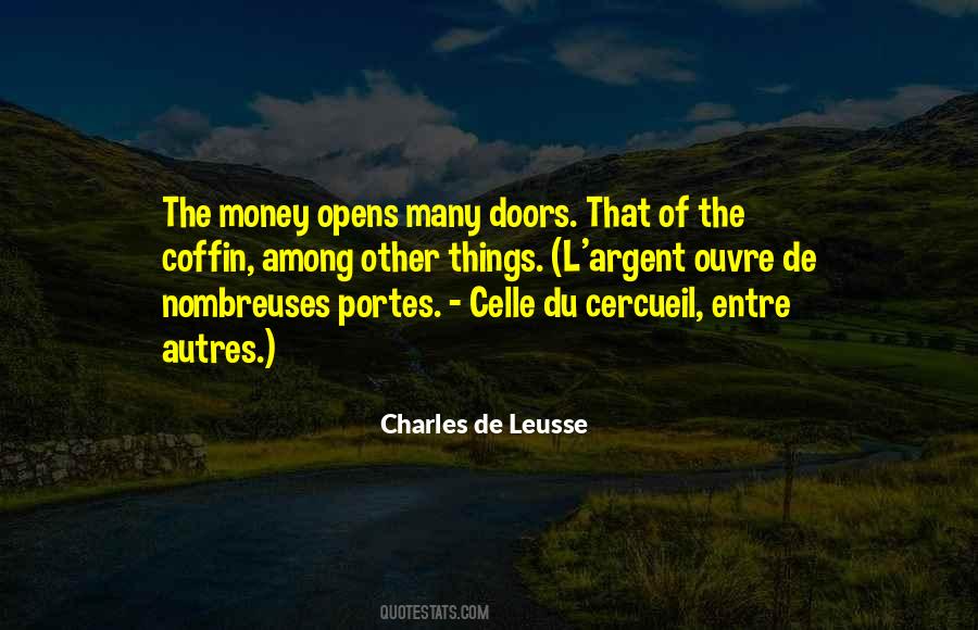 Charles De Leusse Quotes #281014