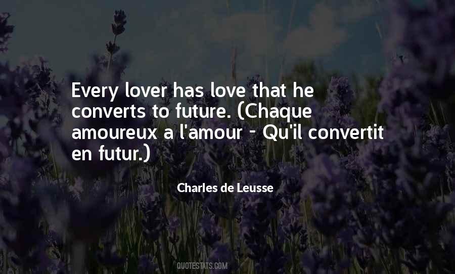 Charles De Leusse Quotes #537801