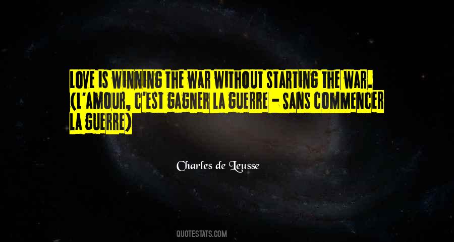 Charles De Leusse Quotes #671562