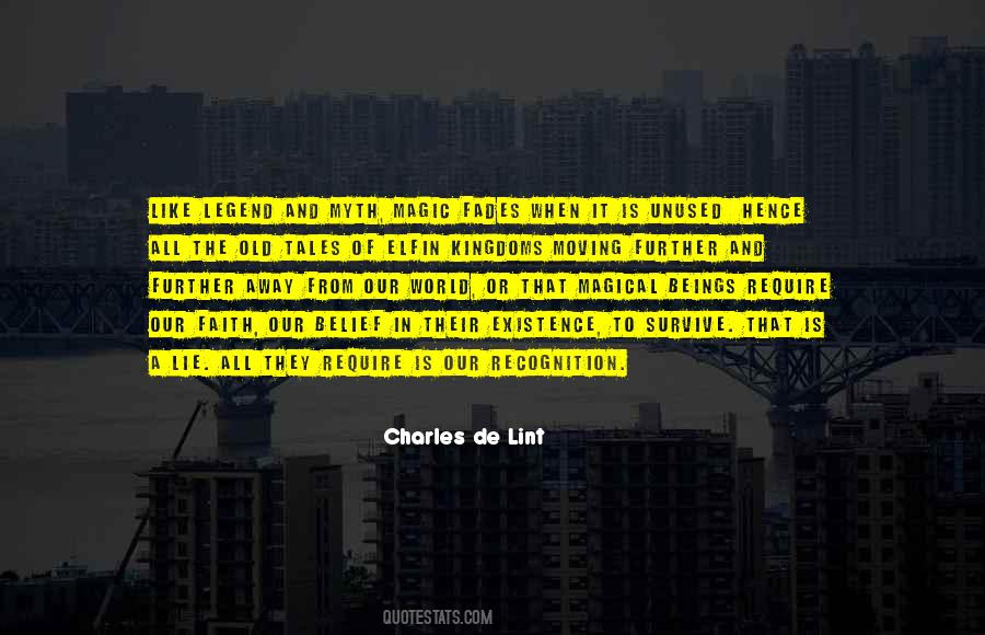 Charles De Lint Quotes #1312575