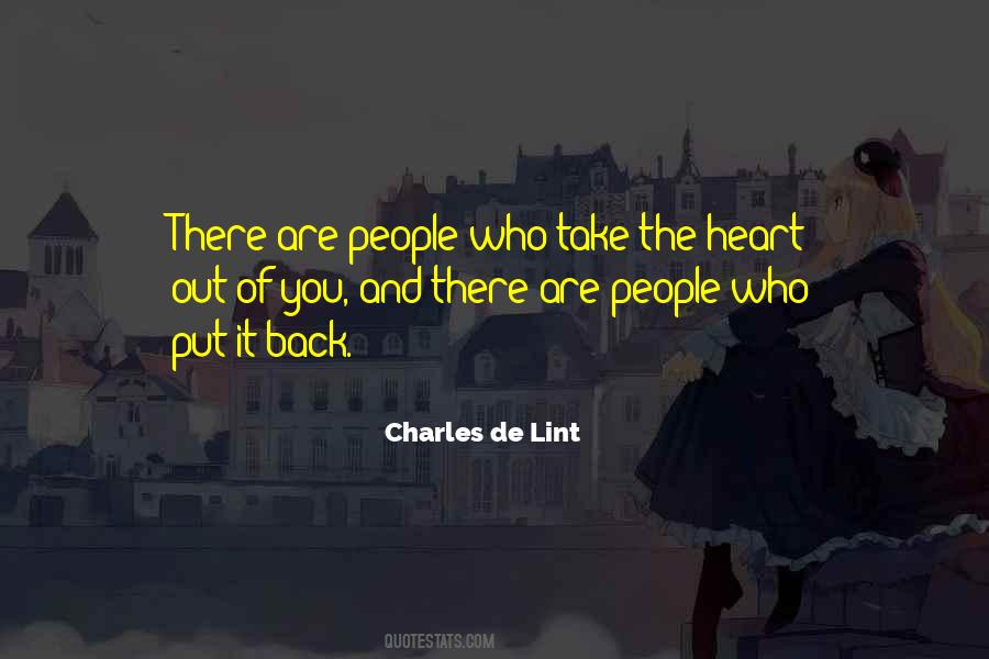 Charles De Lint Quotes #1456665