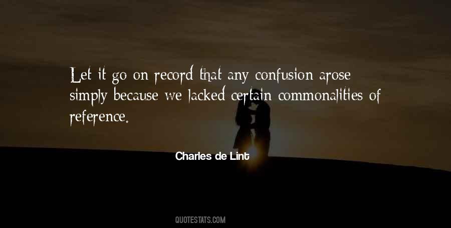 Charles De Lint Quotes #1804116