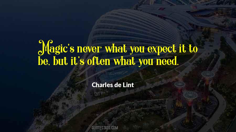 Charles De Lint Quotes #1861977