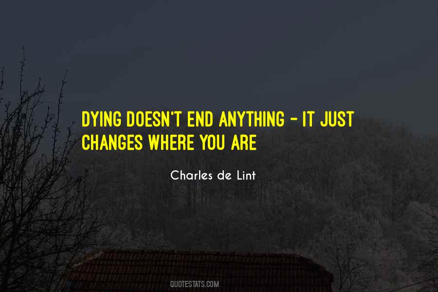 Charles De Lint Quotes #661861