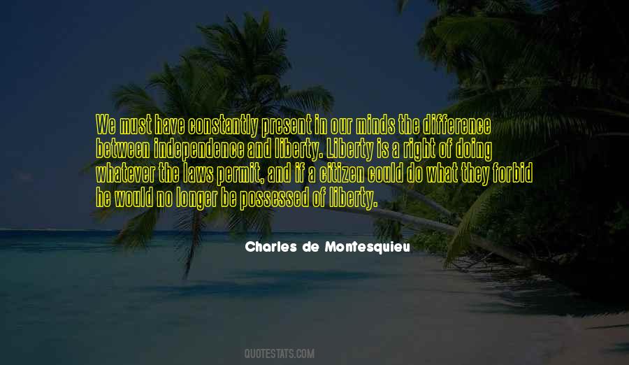 Charles De Montesquieu Quotes #772380