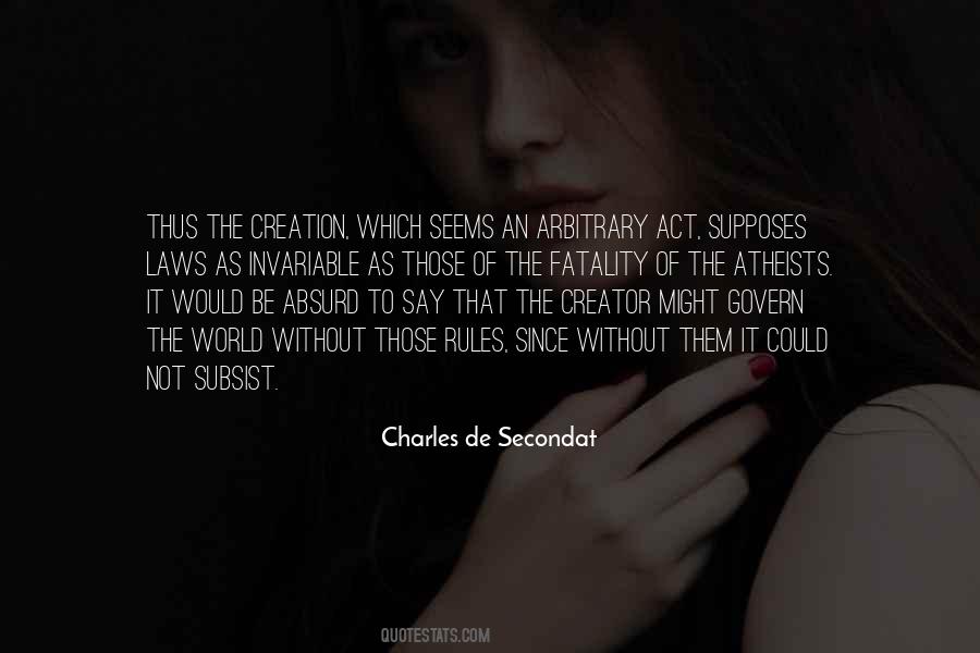 Charles De Secondat Quotes #17947
