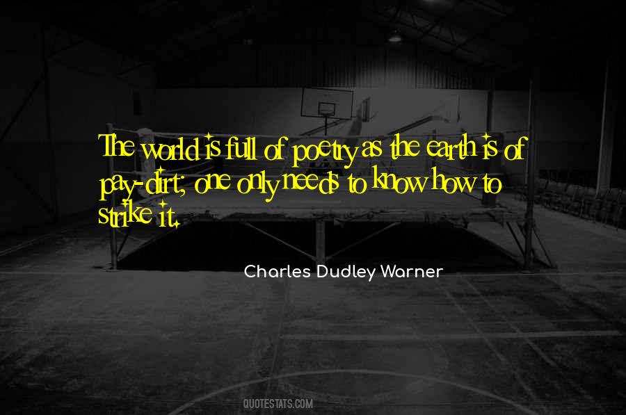 Charles Dudley Warner Quotes #630018