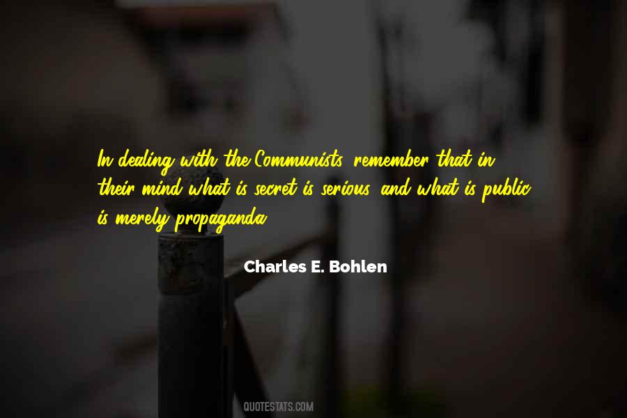 Charles E. Bohlen Quotes #1427894