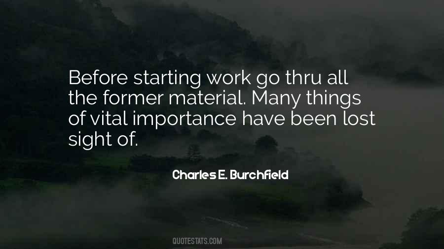 Charles E. Burchfield Quotes #332241