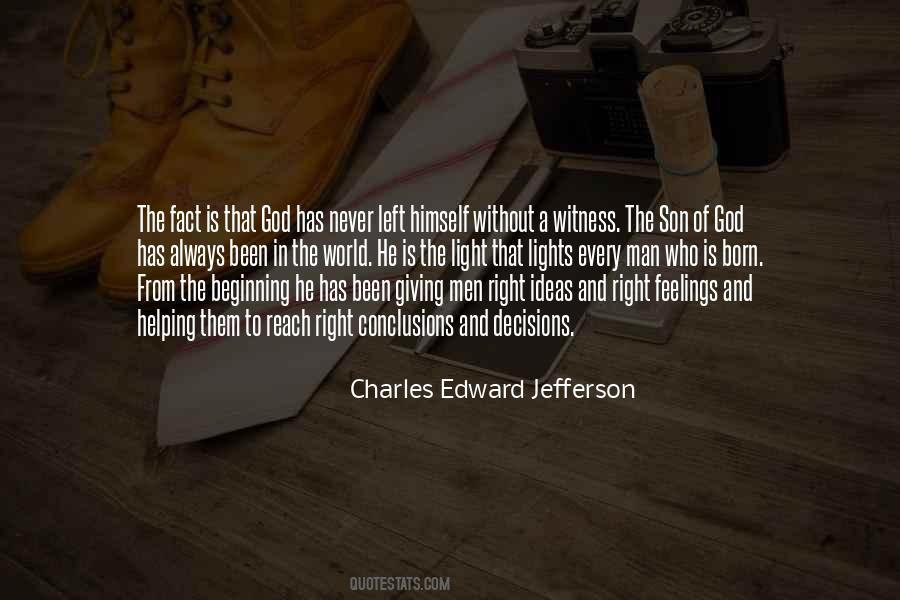 Charles Edward Jefferson Quotes #1430475