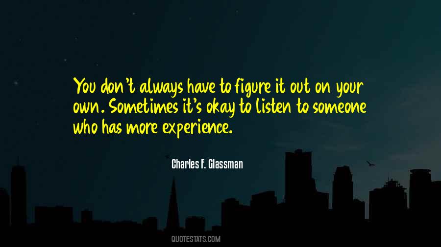 Charles F. Glassman Quotes #836903