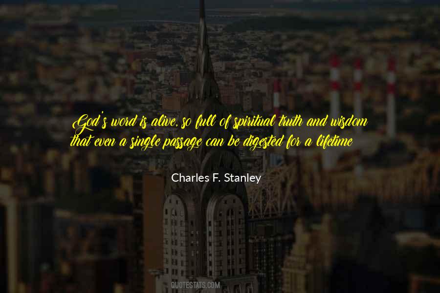 Charles F. Stanley Quotes #135552