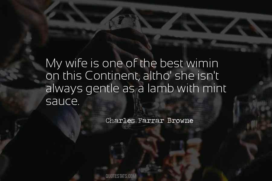 Charles Farrar Browne Quotes #629450