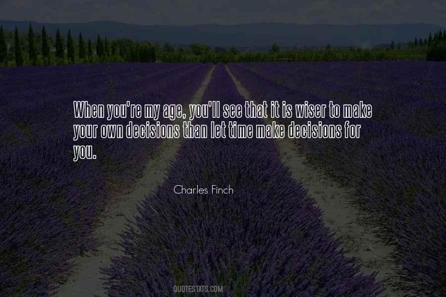 Charles Finch Quotes #1283299