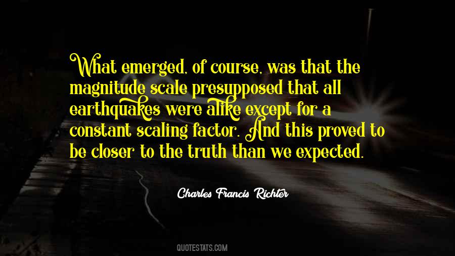 Charles Francis Richter Quotes #1692308