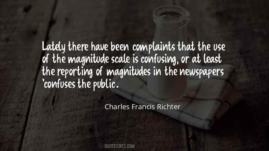 Charles Francis Richter Quotes #898443