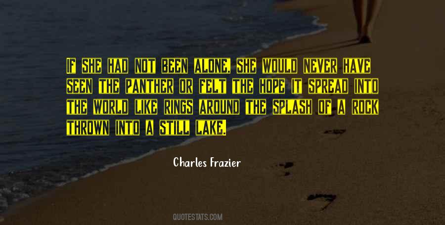 Charles Frazier Quotes #1186090