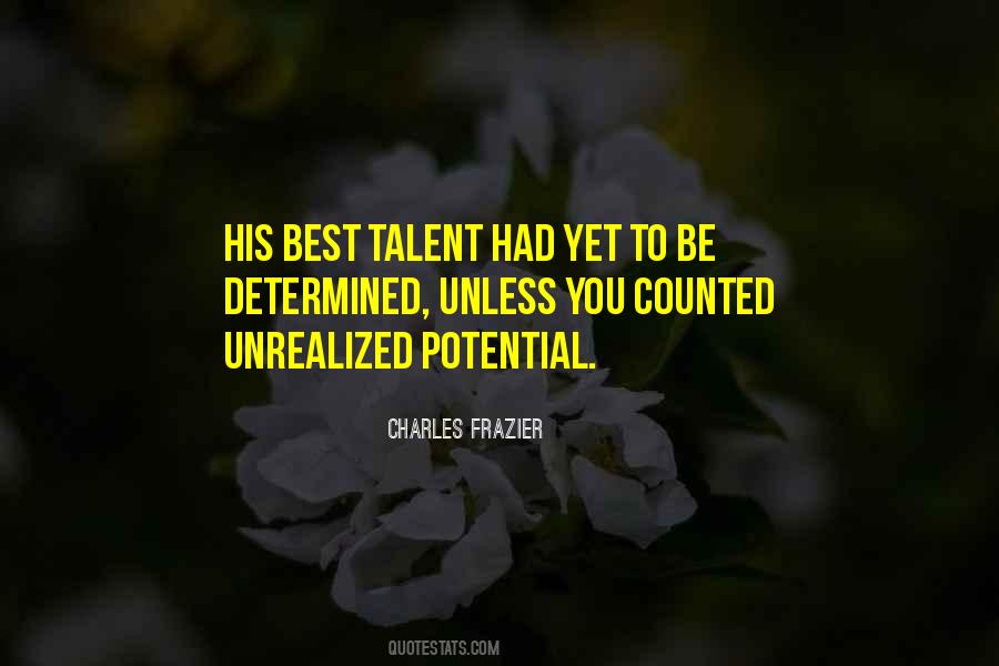 Charles Frazier Quotes #1666062