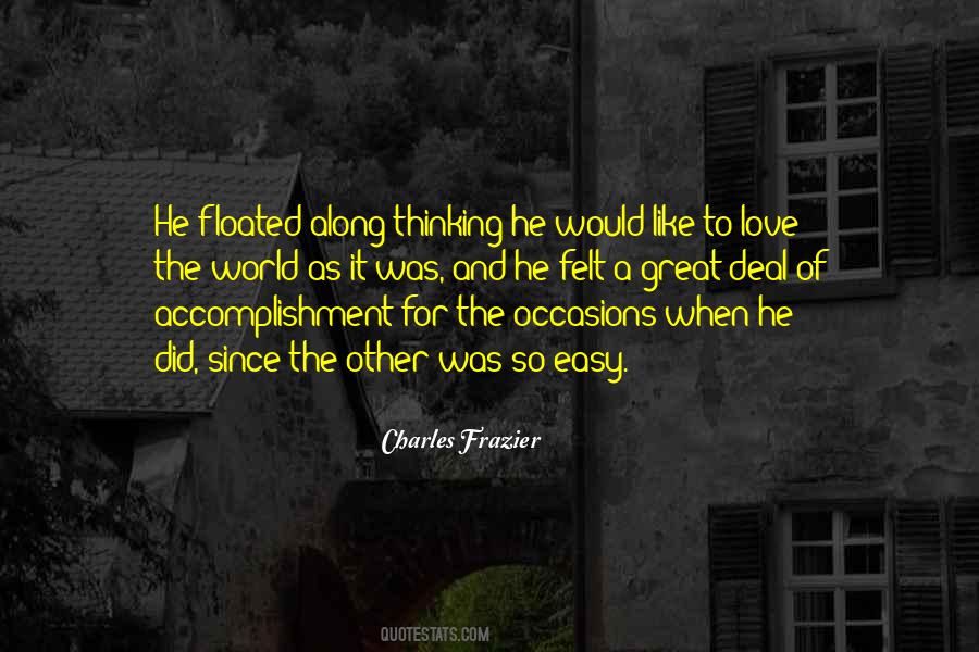 Charles Frazier Quotes #273956