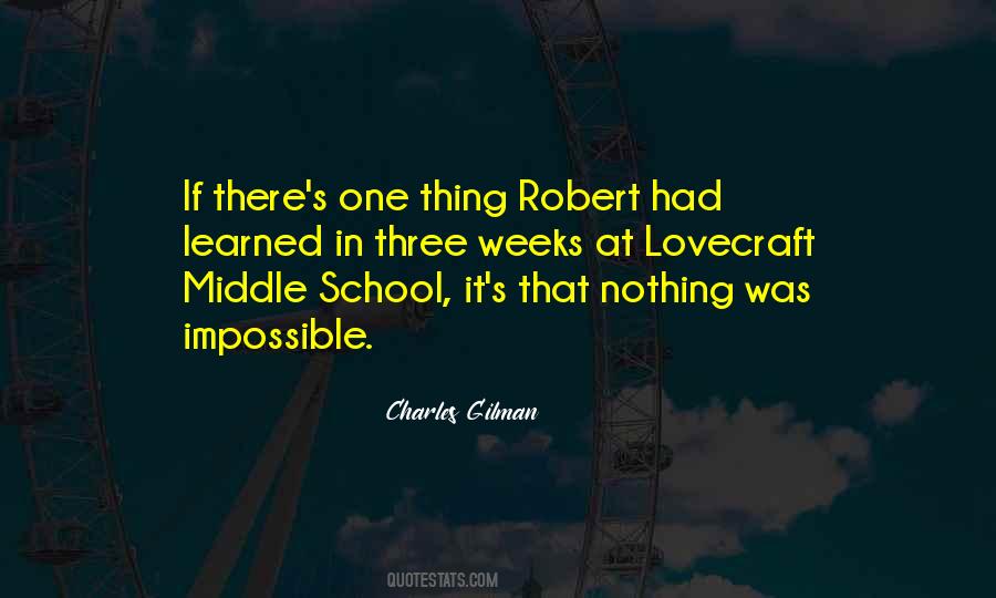 Charles Gilman Quotes #958976