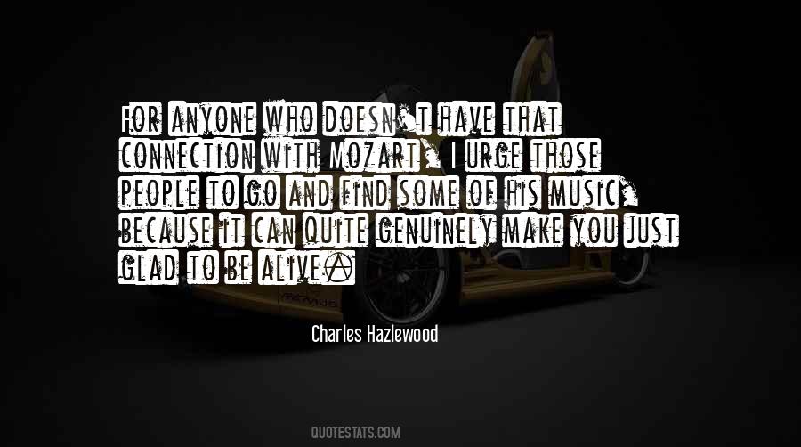 Charles Hazlewood Quotes #399933