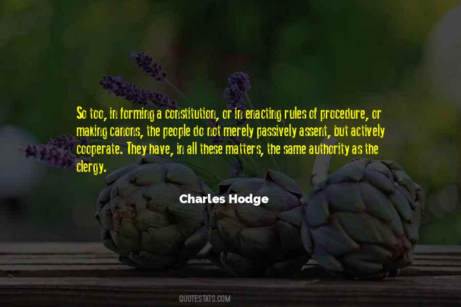 Charles Hodge Quotes #379684