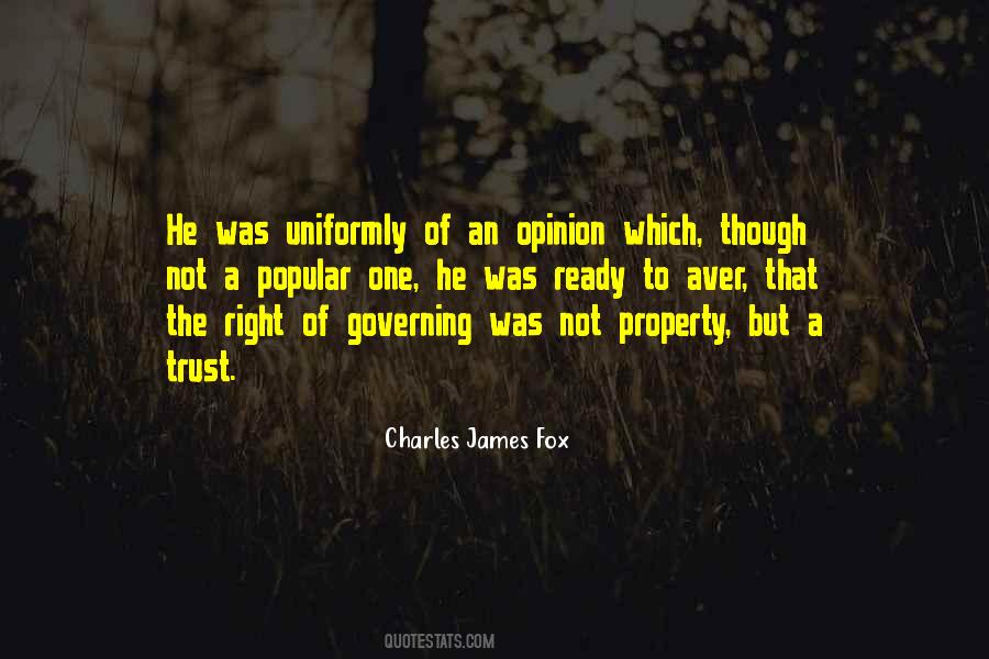 Charles James Fox Quotes #1391947