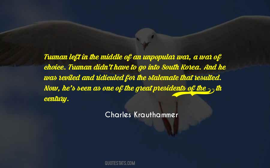 Charles Krauthammer Quotes #373907