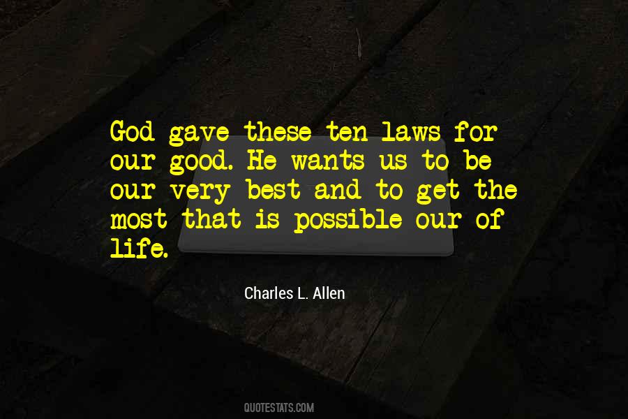 Charles L. Allen Quotes #302884