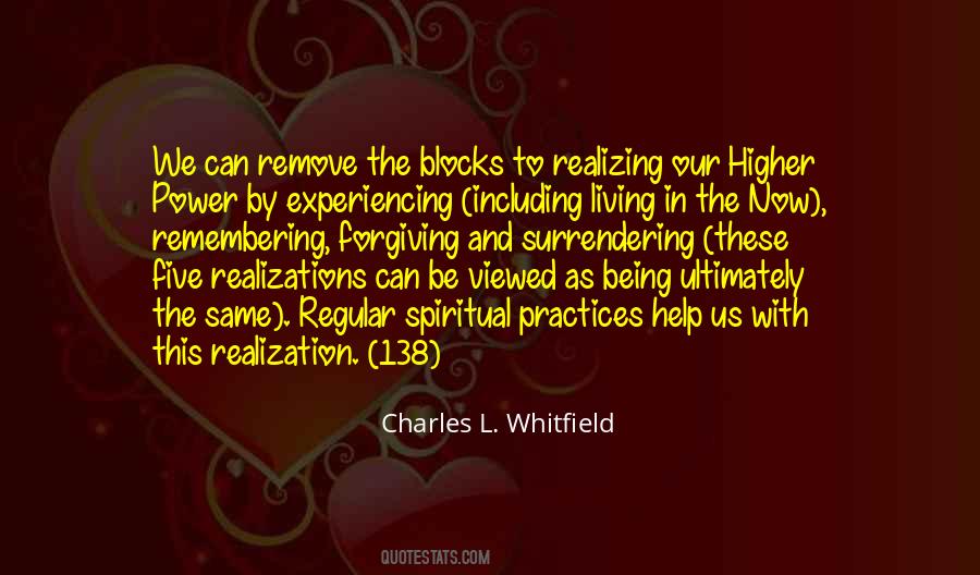 Charles L. Whitfield Quotes #235900