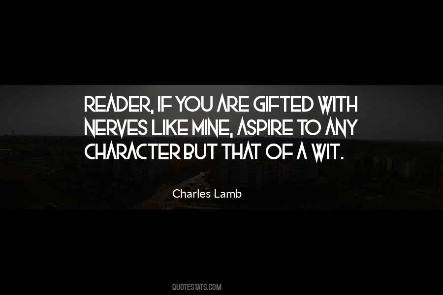 Charles Lamb Quotes #1258536