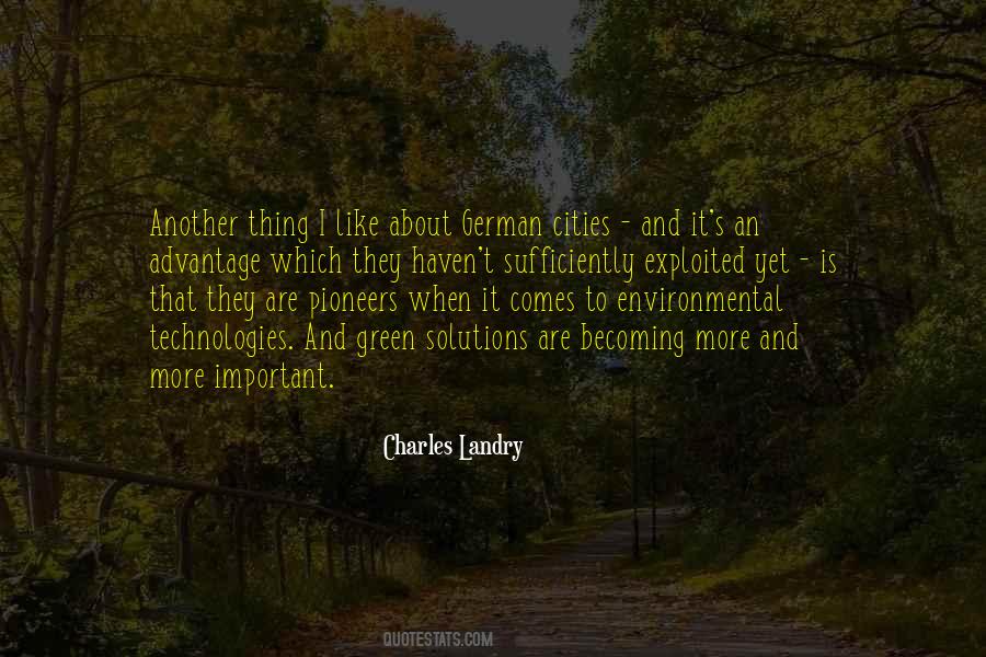 Charles Landry Quotes #1780969