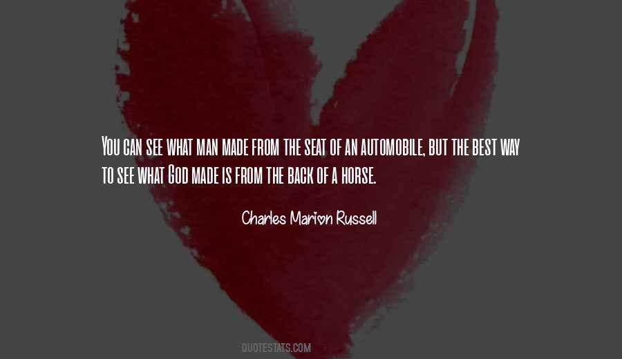 Charles Marion Russell Quotes #31322