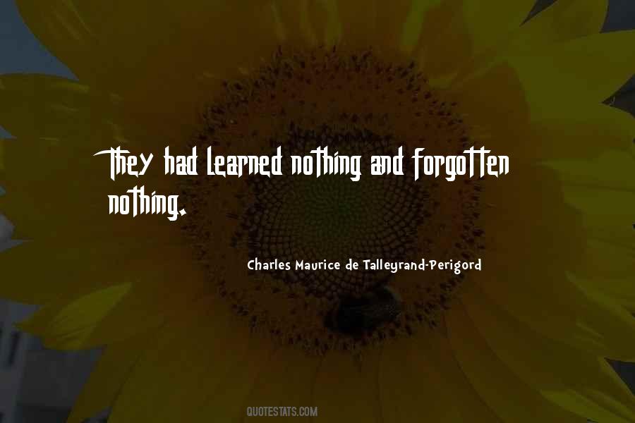 Charles Maurice De Talleyrand-Perigord Quotes #1734179