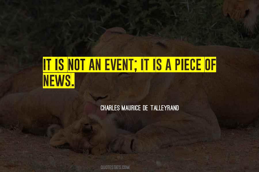 Charles Maurice De Talleyrand Quotes #1258713