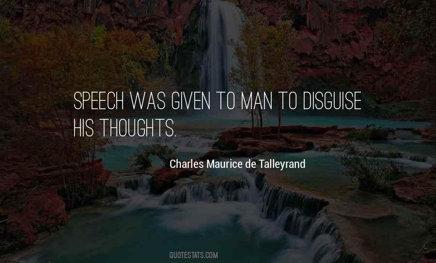 Charles Maurice De Talleyrand Quotes #752590