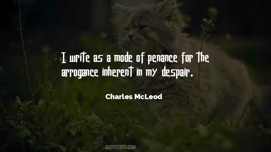 Charles McLeod Quotes #813215 Charles McLeod Quotes #813215