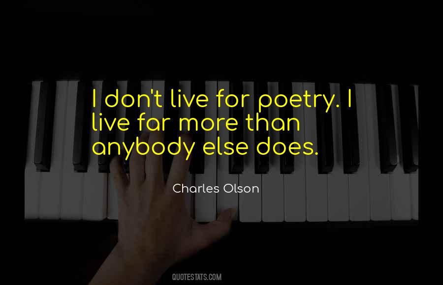 Charles Olson Quotes #1196915