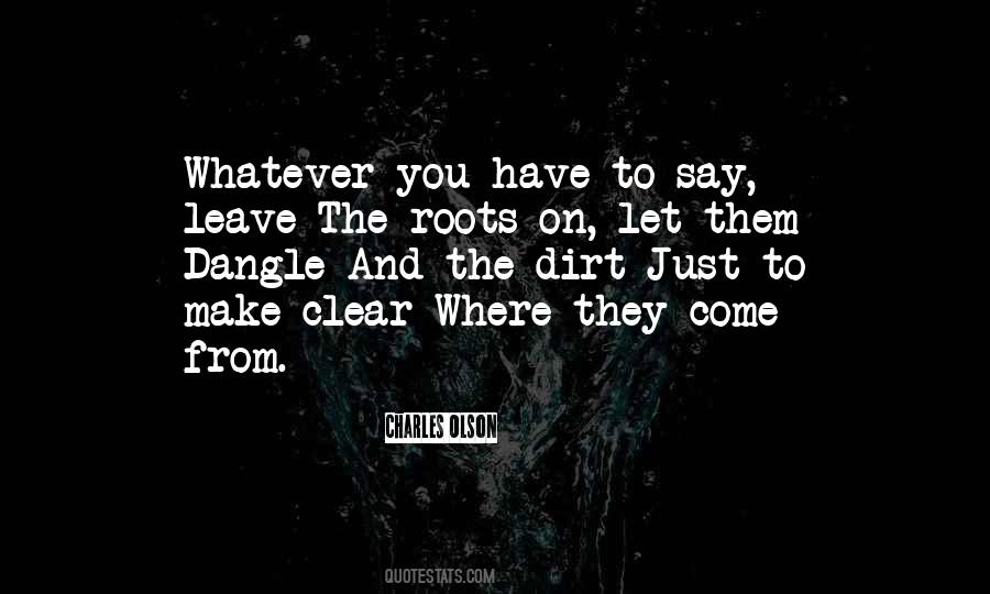 Charles Olson Quotes #924726